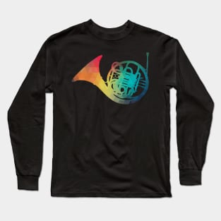 Rainbow color musical instrument Long Sleeve T-Shirt